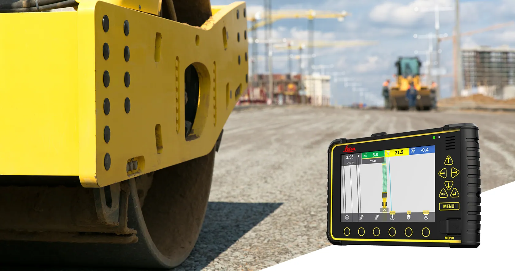 Sistema Machine Control para compactadora