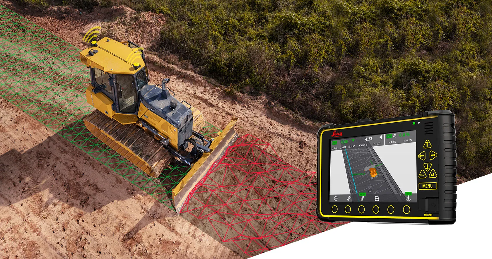 Sistema Machine Control para bulldozer