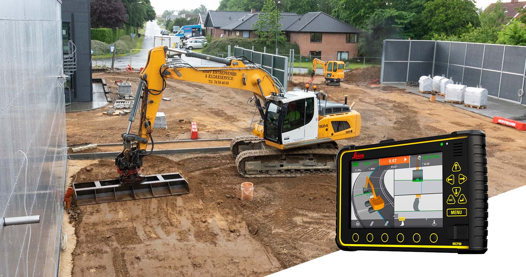 Sistema Machine Control para excavadora